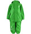 CeLaVi Regntøj m. Seler - PU - Grøn