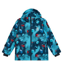 LEGO® Wear Dynejakke - LWJian 710 - Turkis/Blue/Red
