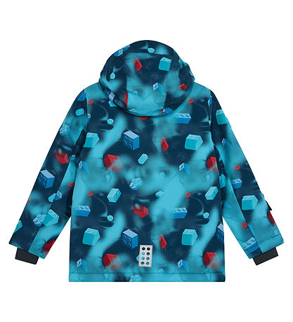 LEGO® Wear Dynejakke - LWJian 710 - Turkis/Blue/Red
