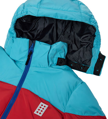 LEGO® Wear Dynejakke - LWJaz 805 - Turkis/Red/Blue
