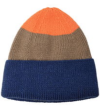 LEGO® Wear Hue - Strik - LWAgan 803 - Blå/Brun/Orange