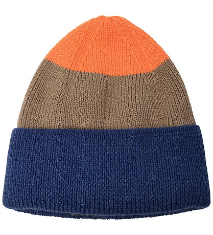 LEGO® Wear Hue - Strik - LWAgan 803 - Blå/Brun/Orange
