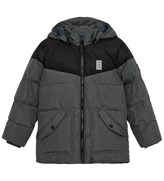 LEGO® Wear Dynejakke - LWJebel 733 - Grå/Sort
