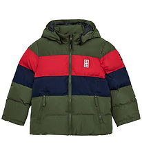 LEGO® Wear Dynejakke - LWJipe 705 - Green/Red/Navy