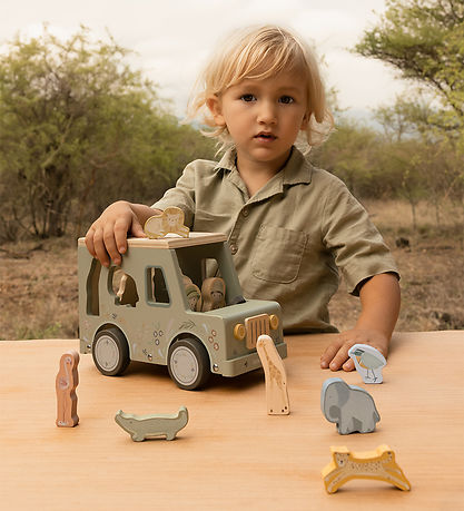 Little Dutch Puttekasse Bil - Safari Friends