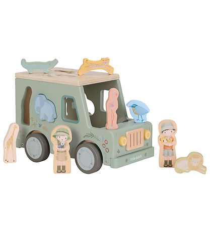 Little Dutch Puttekasse Bil - Safari Friends