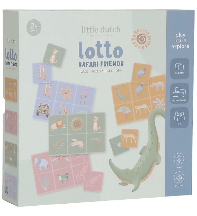 Little Dutch Vendespil - Lotto - Safari Friends