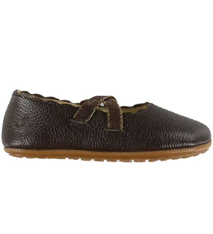Bundgaard Ballerina Hjemmesko - Tamara - Barfod - Dark Brown