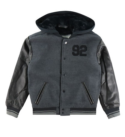 Abercrombie & Fitch Bomberjakke - Anthracite Heather