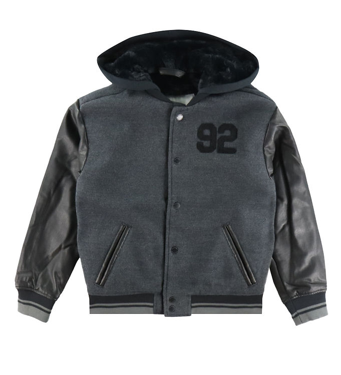 Abercrombie & Fitch Bomberjakke - Anthracite Heather