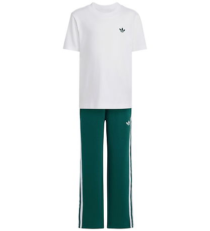 adidas Originals Sæt - T-shirt/Sweatpants - White/Green