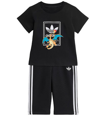adidas Originals Sæt - T-shirt/Sweatpants - Black/Black