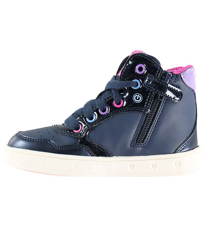 Geox Vinterstøvler - Navy/Fuchsia