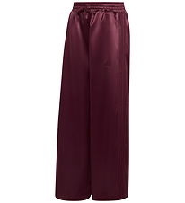 adidas Performance Bukser - JG Satin - Maroon/Maroon