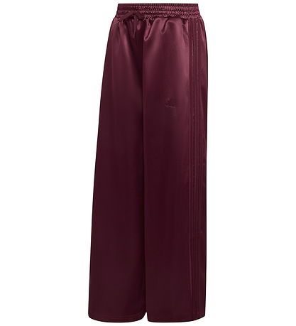 adidas Performance Bukser - JG Satin - Maroon/Maroon