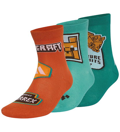 adidas Performance Strømper - Minecraftt 3-pak - Stfaoc/Eqtgrn/F