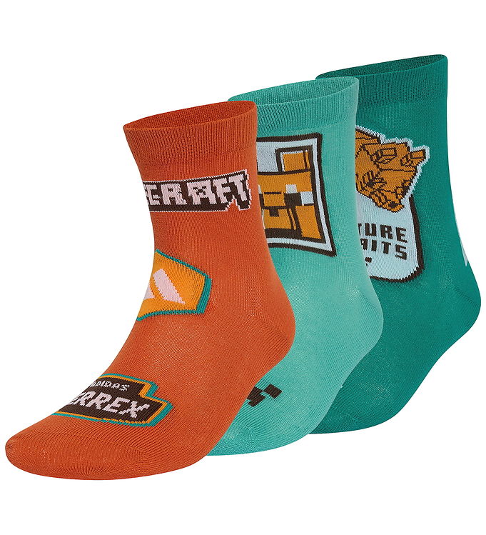 adidas Performance Strømper - Minecraftt 3-pak - Stfaoc/Eqtgrn/F