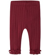 Lil' Atelier Leggings - NbfRiver - Biking Red