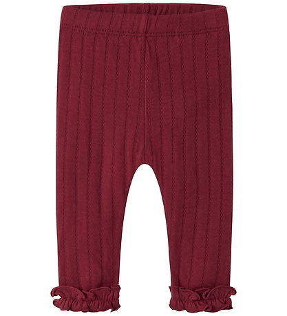 Lil' Atelier Leggings - NbfRiver - Biking Red