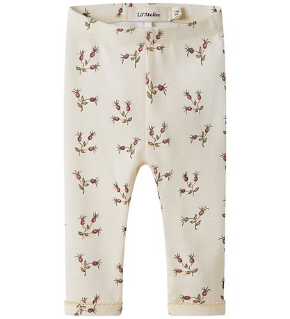 LIl' Atelier Leggings - NbfLayo - Turtledove/ROSEHIP