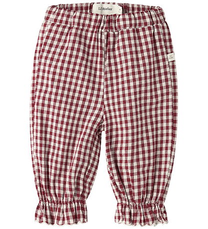 Lil' Atelier Bukser - NbfRoanne - Loose - Biking Red