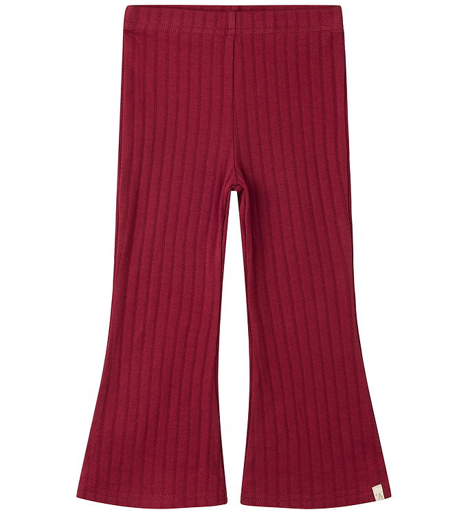 Lil' Atelier Leggings - Bootcut - NmfRiver - Biking Red