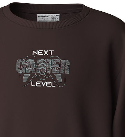Name It Sweatshirt - NkmVildar - Chocolate Plum/Gamer