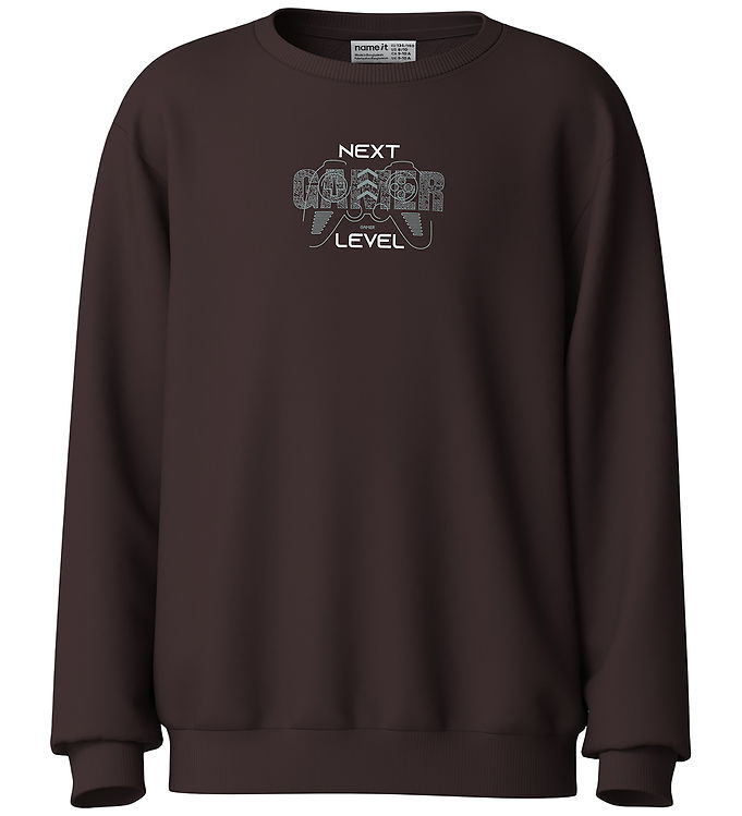 Name It Sweatshirt - NkmVildar - Chocolate Plum/Gamer