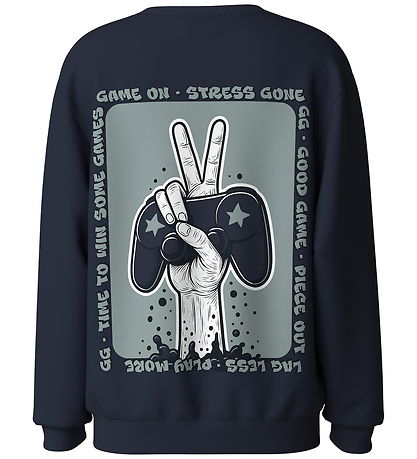 Name It Sweatshirt - NkmVildar - Navy Blazer/GG