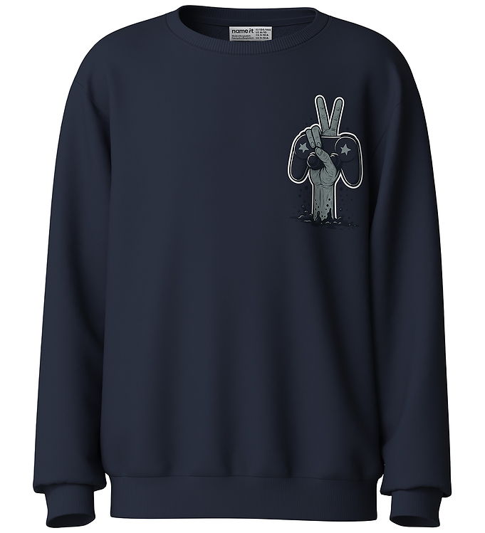 Name It Sweatshirt - NkmVildar - Navy Blazer/GG