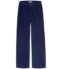 Name It Trousers - Velvet - NkfVeloa - Evening Blue