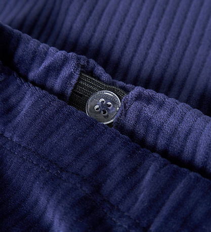 Name It Bukser - Velvet - NkfVeloa - Evening Blue