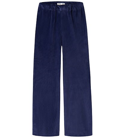 Name It Bukser - Velvet - NkfVeloa - Evening Blue