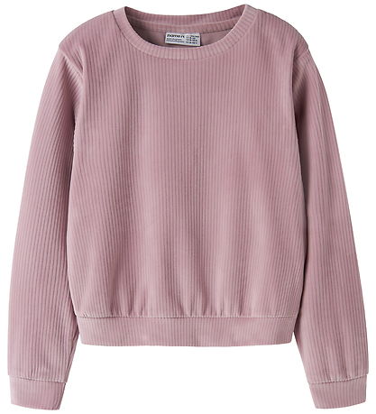 Name It Bluse - Kort - Velvet  - NkfVeloa - Mauve Shadows