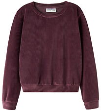 Name It Bluse - Kort - Velvet  - NkfVeloa - Catawba Grape