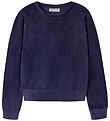 Name It Bluse - Kort - Velvet  - NkfVeloa - Evening Blue