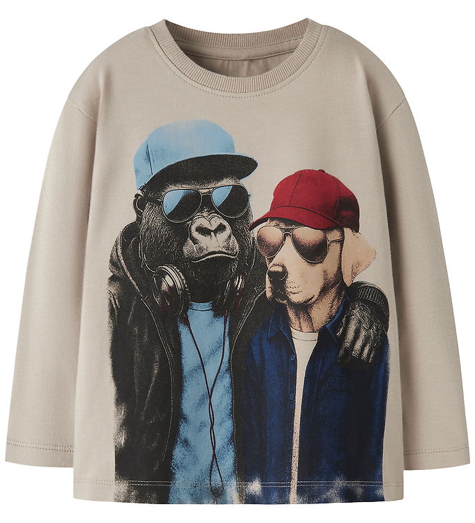 Name It T-shirt - NmmRew - Island Fossil