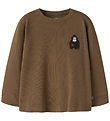 Name It Bluse - Rib - NmmRasmus - Sepia