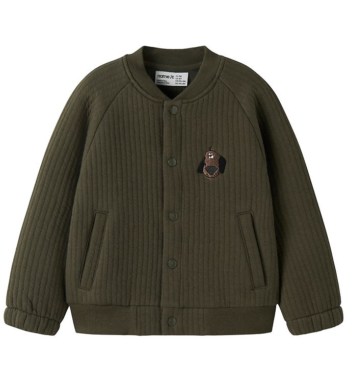 Name It Cardigan - NmmReko - Olive Night