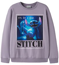 Name It Sweatshirt - NkfOlbena - Stitch - Lavender Gray