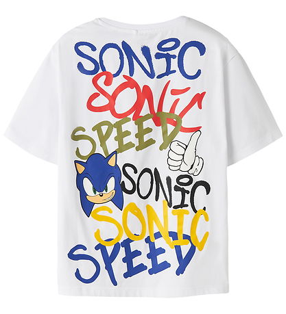 Name It T-shirt - NkmOcean - Sonic - Bright White