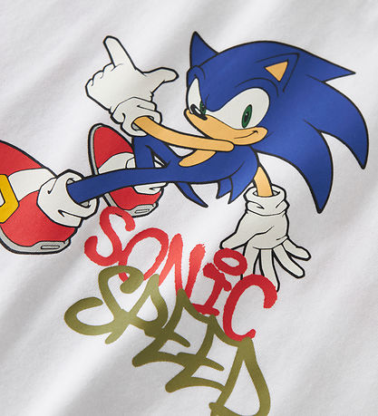 Name It T-shirt - NkmOcean - Sonic - Bright White