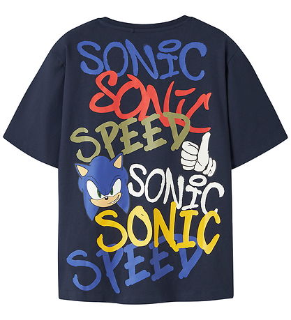 Name It T-shirt - NkmOcean - Sonic - Navy Blazer