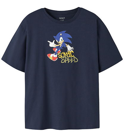Name It T-shirt - NkmOcean - Sonic - Navy Blazer