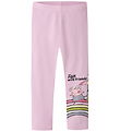 Name It Leggings - NmfOmma - Gurli Gris - Full Blooming Pink