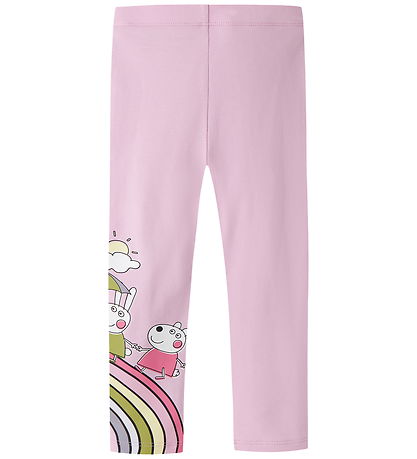Name It Leggings - NmfOmma - Gurli Gris - Full Blooming Pink