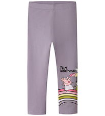 Name It Leggings - NmfOmma - Gurli Gris - Lavender Gray