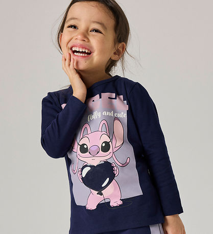 Name It Bluse - NmfOda - Stitch - Evening Blue