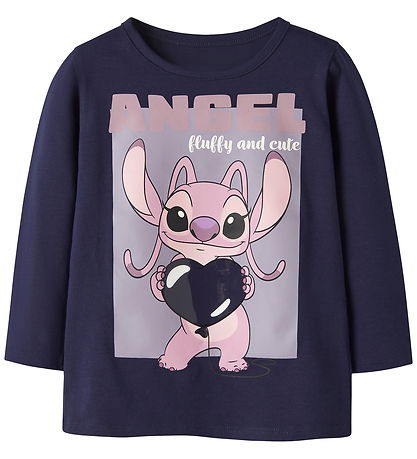 Name It Bluse - NmfOda - Stitch - Evening Blue
