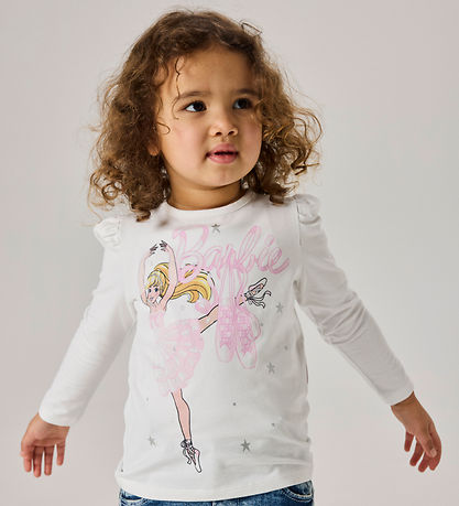 Name It Bluse - NmfOrdi - Barbie - Bright White